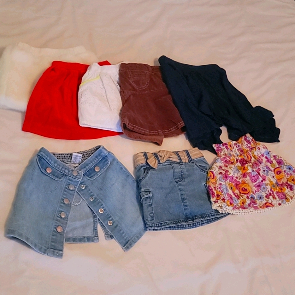 Toddler girl Skirt Lot 18-2T